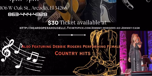 Johnny Rodgers as Johnny Cash