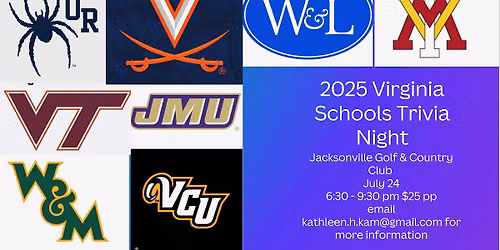 15th Annual Virginia Alumni Trivia Event