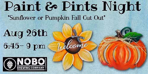 Fall Wood Cut Outs Paint Night