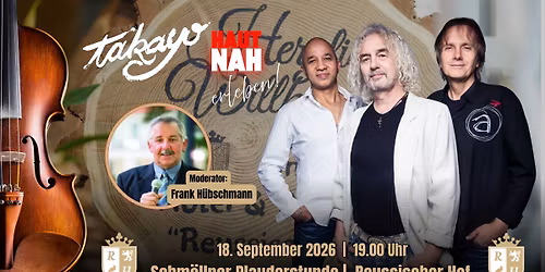 Schm\u00f6llner Plauderst\u00fcndchen | T A K A Y O "Hautnah" erleben!