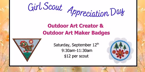 Girl Scout Outdoor Art Maker & Outdoor Art Creator Badge