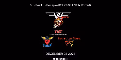 VAN HALEN TRIBUTE at Warehouse Live Midtown Sunday December 28, 2025