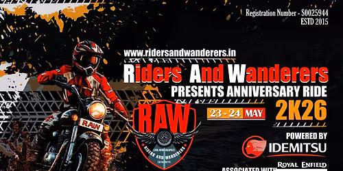 Aniversary ride 2026