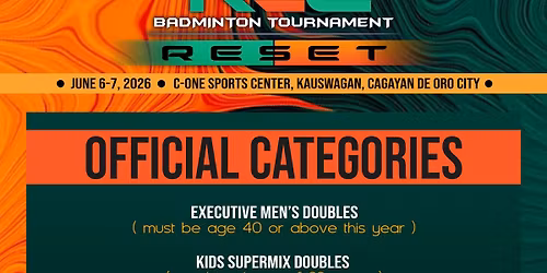 KZC BADMINTON TOURNAMENT 2026 - RESET!