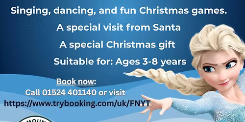 Christmas party with Princess Elsa