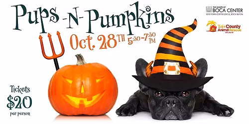 Pups N' Pumpkins: Spooky Fun to benefit Tri-County Animal Rescue