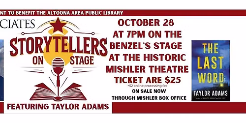 Storytellers on Stage: Featuring Taylor Adams