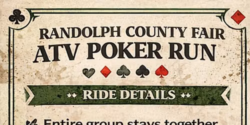 ATV\/UTV\/Jeep Poker Run via Randolph County Fair