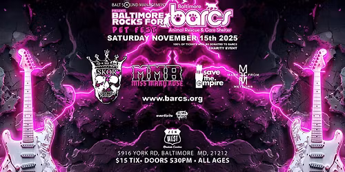 PETFEST  feat SKOR w\/ Miss Mary Rose, Save The Empire, Made From Meteors