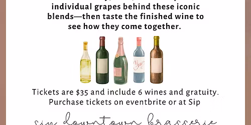 Build a Bordeaux Wine Tasting