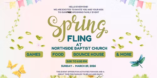 Spring Fling at Northside Baptist Church