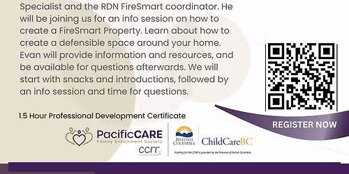 Learn how to FireSmart your Childcare property\/Home