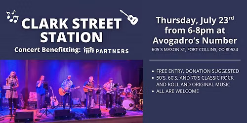 Clark Street Station Concert Benefitting Partners