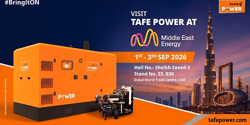 TAFE POWER @ Middle East Energy Dubai 2026
