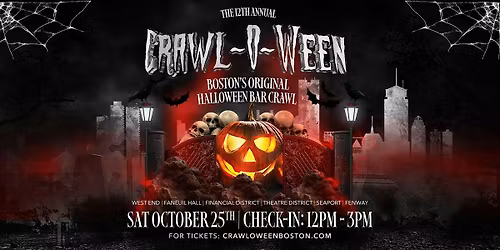 Crawl-O-Ween 2025: Boston's Original Halloween Bar Crawl