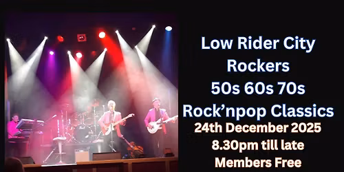 Low Rider City Rockers - 50s, 60s, 70s, Rock 'n' roll