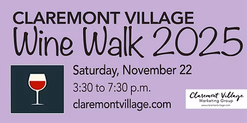 Claremont Village Wine Walk 2025