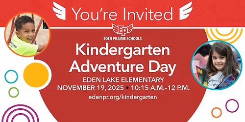 Kindergarten Adventure Day - Eden Lake Elementary