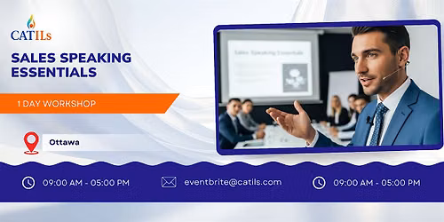 Sales Speaking Essentials: 1 Day Course in Ottawa
