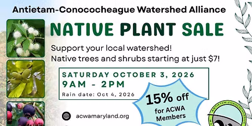ACWA Fall 2026 Native Tree & Shrub Sale!