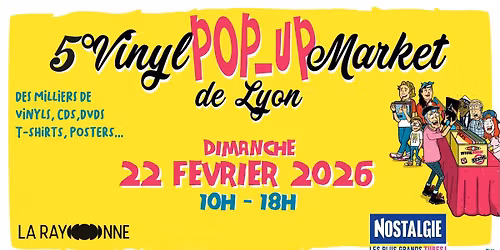 5\u00b0 Vinyl Pop-Up Market de Lyon