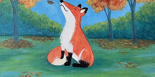 Paint Night - Fall Fox Breeze