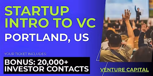 Startup Intro to VC: Connect with Investors in Portland