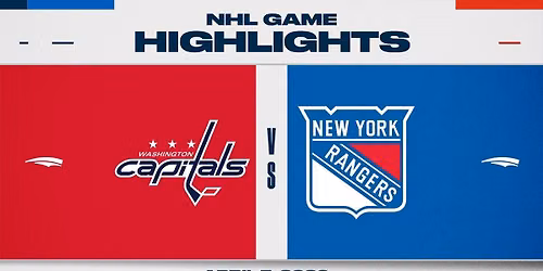 Washington Capitals vs. New York Rangers