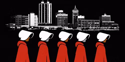 Handmaid Army of Peoria goes to \ud83c\udf08 PRIDE! \ud83c\udf08