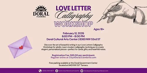 Love Letter Calligraphy Workshop