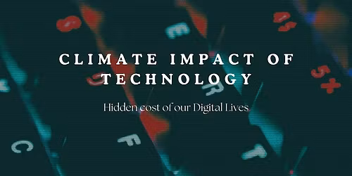 Digital Sustainability workshop: The hidden cost of our digital lives.