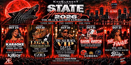 NCSU HOMECOMING 2026 || Official Black Alumni Events || Weekend Lineup!