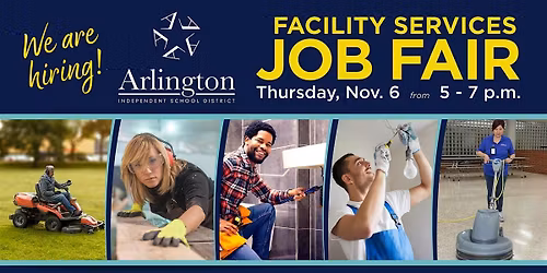 Arlington ISD Facility Services Job Fair 2025