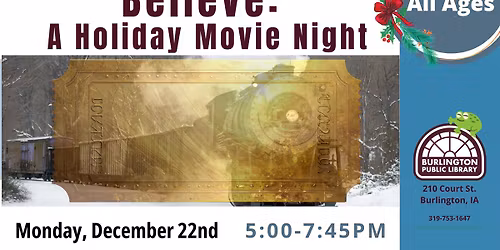Believe: A Holiday Movie Night