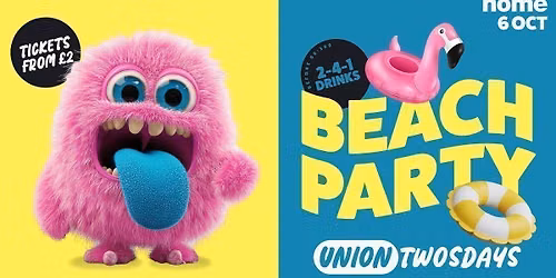 \ud83c\udfd6\ufe0f Union Twosdays Presents: Beach Party \ud83c\udf34\u2600\ufe0f