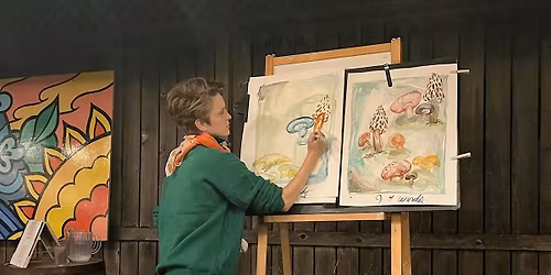 Witchy Watercolor @ White Rabbit Book Cafe