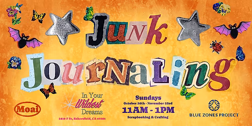 Junk Journaling Moai - BZP Bakersfield