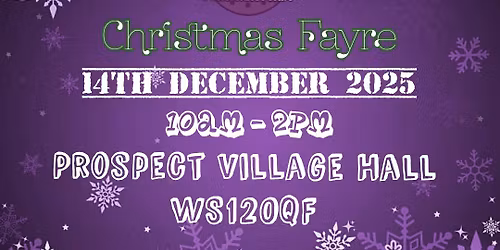 PSH Christmas Fayre \ud83d\udc9c\ud83e\udd84