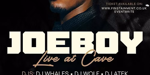 Joeboy Live in Birmingham 