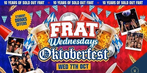 Frat Wednesdays: OKTOBERFEST Special \ud83c\udf7a\ud83d\udc99