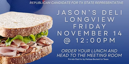 Faith, Family & Freedom Lunch with Melissa Beckett