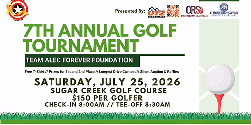 Team Alec Forever Foundation 7th Annual Golf Tournament