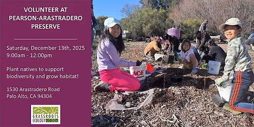 Volunteer Outdoors in Palo Alto at Pearson-Arastradero Preserve