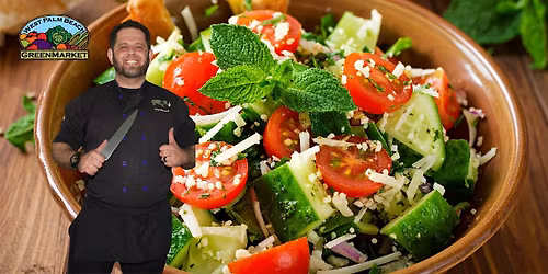 Fattoush Salad Cooking Demo - Pop-Up Workshop at the WPB GreenMarket