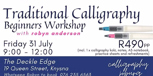 Traditional Calligraphy - The Deckle Edge, Knysna