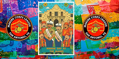 Marine Day at The Alamo - Fiesta Medal