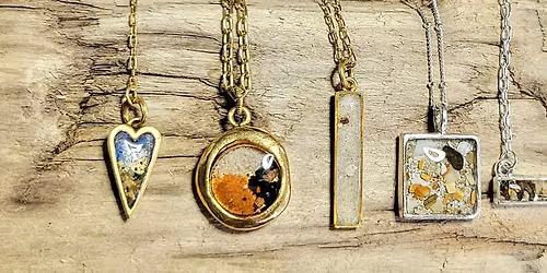 Beach Sand & UV Resin Necklace Workshop with SandBayJewelry