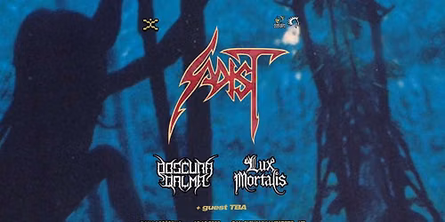 SADIST + Obscura Qalma + Lux Mortalis - @Damage Inc Live Club (San Giovanni Lupatoto - VERONA)