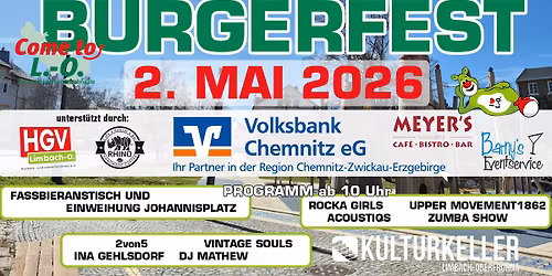 B\u00fcrgerfest unterst\u00fctzt durch die Volksbank Chemnitz