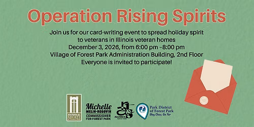 Operation Rising Spirits - Card-Writing Event